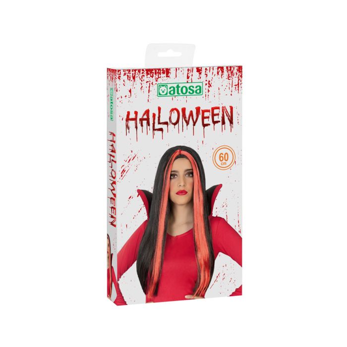 Peluca para Halloween Rojo 1