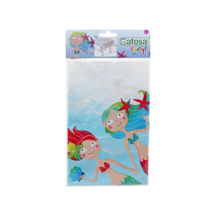 Mantel para Fiestas Infantiles Multicolor Sirena 1