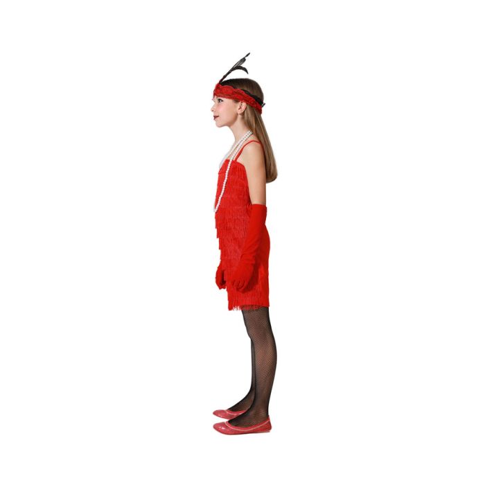 Disfraz para Niños Charlestón Rojo 7-9 Años 1