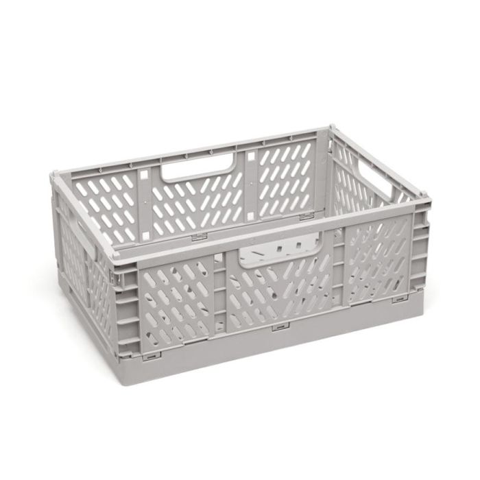 Caja Plegable 30.5 X 20.3 X 12.5 cm Gris 1 Caja Plegable 30.5 X 20.3 X 12.5 cm Gris 1