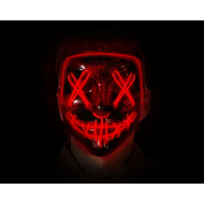 Máscara Terror Luz LED 1