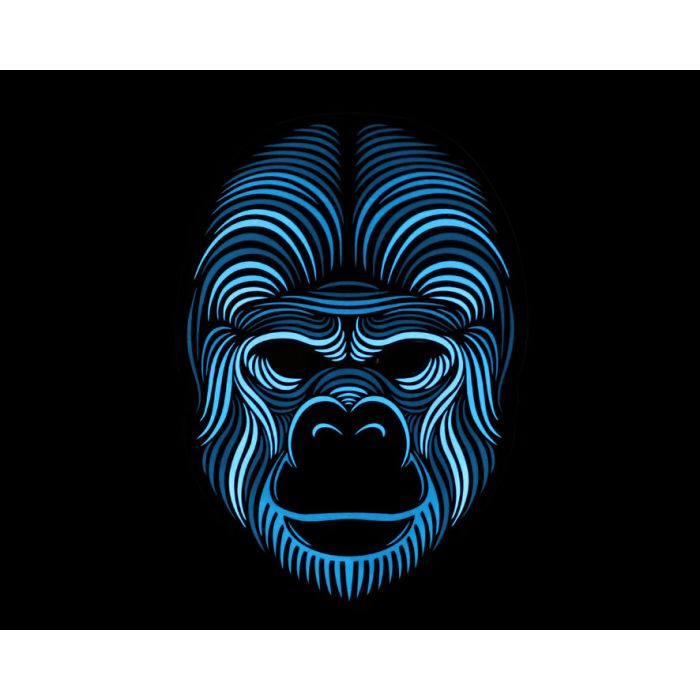Máscara LED Gorila 1