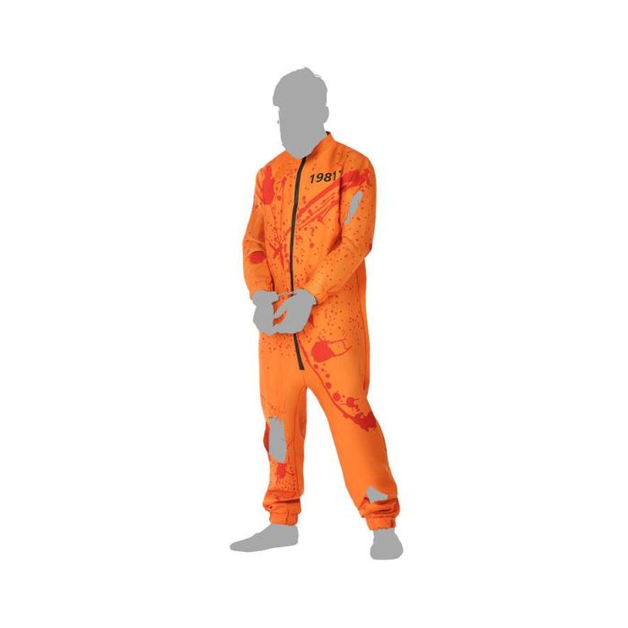 Disfraz para Adultos Preso Muerto Naranja Asesino XL (XL) 2 Disfraz para Adultos Preso Muerto Naranja Asesino XL (XL) 2