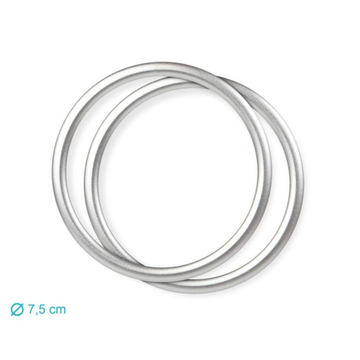 Set 2 Anillas 6 mm-7.5 cm Diametro 2 Set 2 Anillas 6 mm-7.5 cm Diametro 2