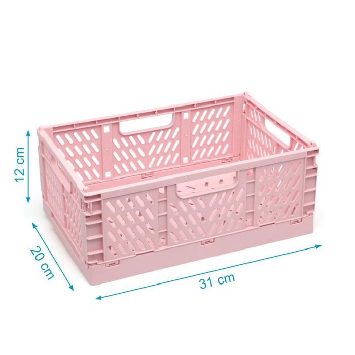 Caja Plegable 30.5 X 20.3 X 12.5 cm Rosa 2 Caja Plegable 30.5 X 20.3 X 12.5 cm Rosa 2