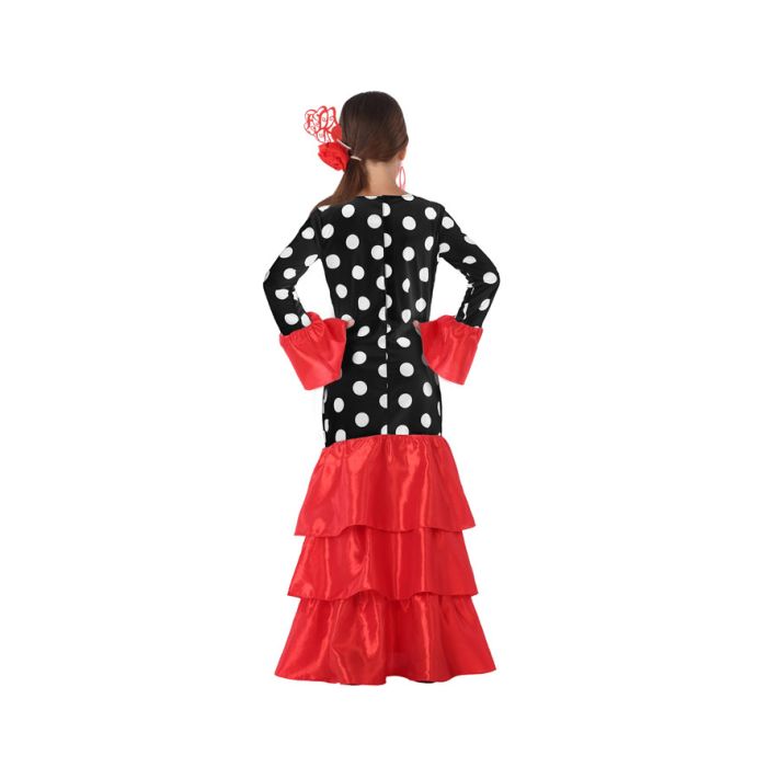 Disfraz para Adultos Flamenca Negro Rojo España 3-4 Años 7-9 Años 7-9 Años 2
