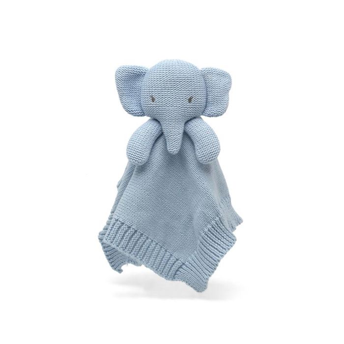 Dudú 25 cm Elefante Algodón Azul 2