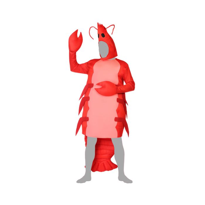 Disfraz para Adultos Rojo Gambas Animales (2 Piezas) 2 Disfraz para Adultos Rojo Gambas Animales (2 Piezas) 2