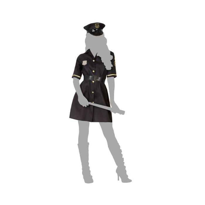 Disfraz para Adultos DISFRAZ POLICIA M-L Policía Mujer Talla M/L 2
