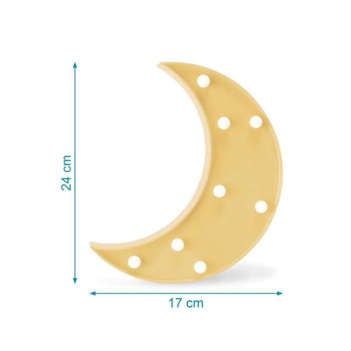 Luna 24.5 * 17.5 * 2.8 cm Led Amarillo 3