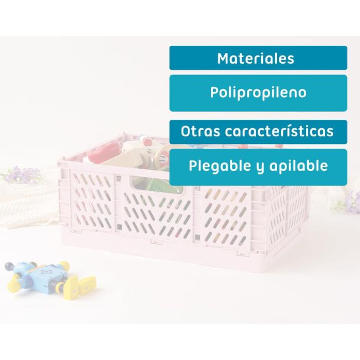 Caja Plegable 30.5 X 20.3 X 12.5 cm Rosa 4