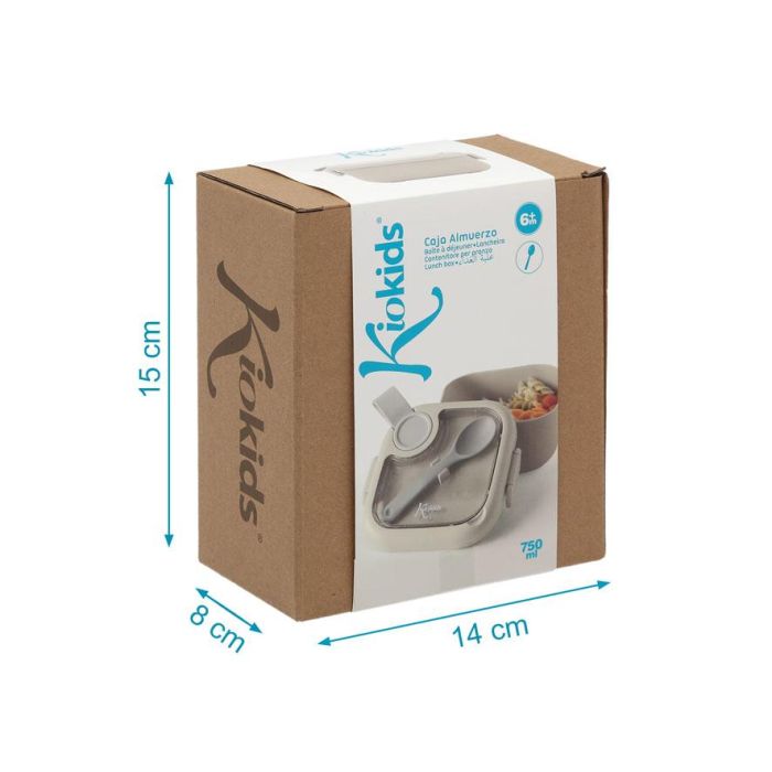 Caja Almuerzo 750 mL Pp Beige 4