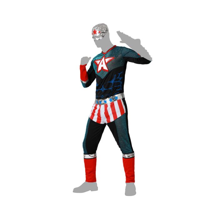 Disfraz para Adultos American Captain XXL 4