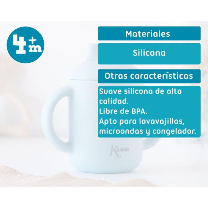 Taza 120 mL Silicona Azul 5