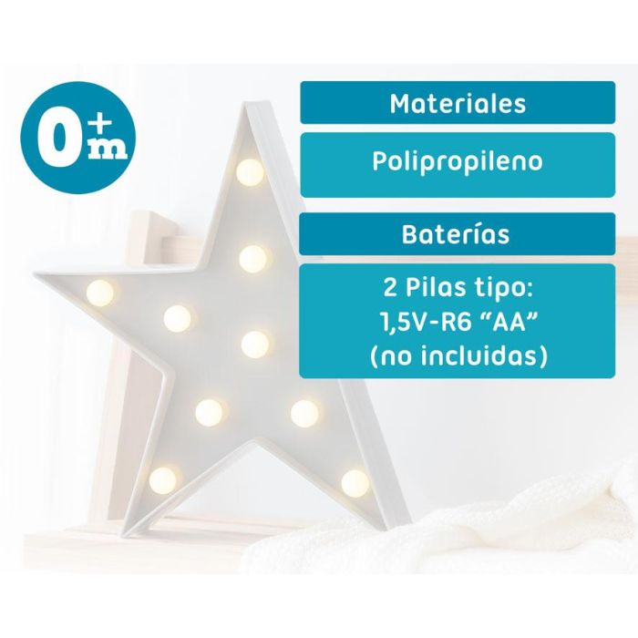 Estrella 27.5*27.5*4.5 cm Led Gris 5