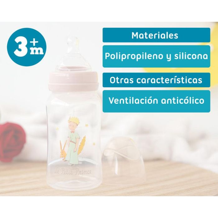 Biberón 240 mL Le Petit Prince + 3 5 Biberón 240 mL Le Petit Prince + 3 5