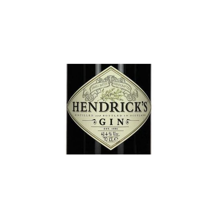 Hendrick's - Ginebra destilada - 41.4% - 70cl 1 Hendrick's - Ginebra destilada - 41.4% - 70cl 1