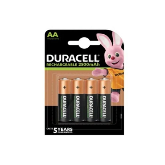 Pilas Recargables DURACELL HR06-P AA NiMh 2500 mAh (4 pcs)