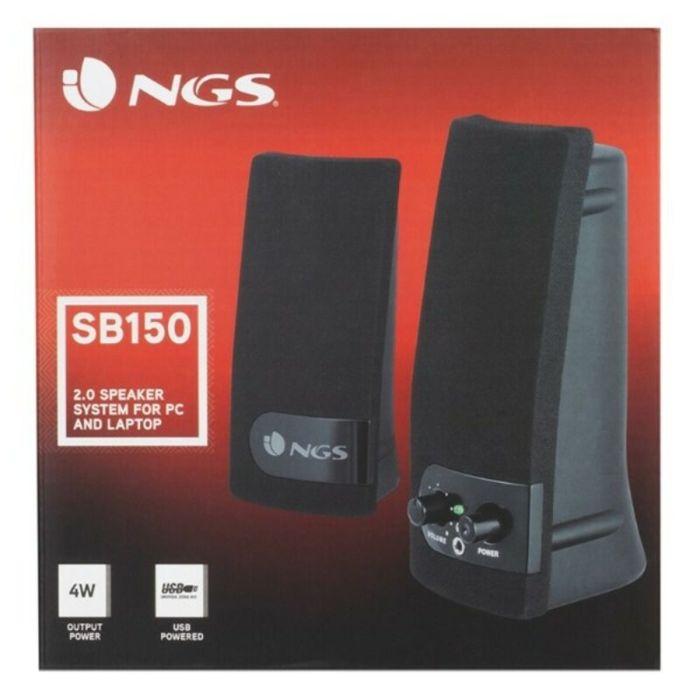 Altavoces PC 2.0 NGS 290034 Negro 1