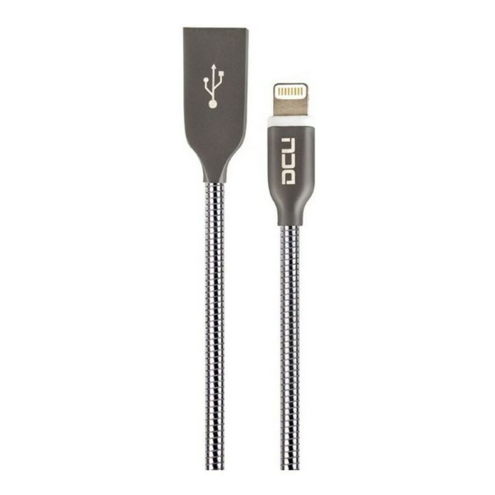 Cable USB a Lightning DCU 34101260 Gris (1M)