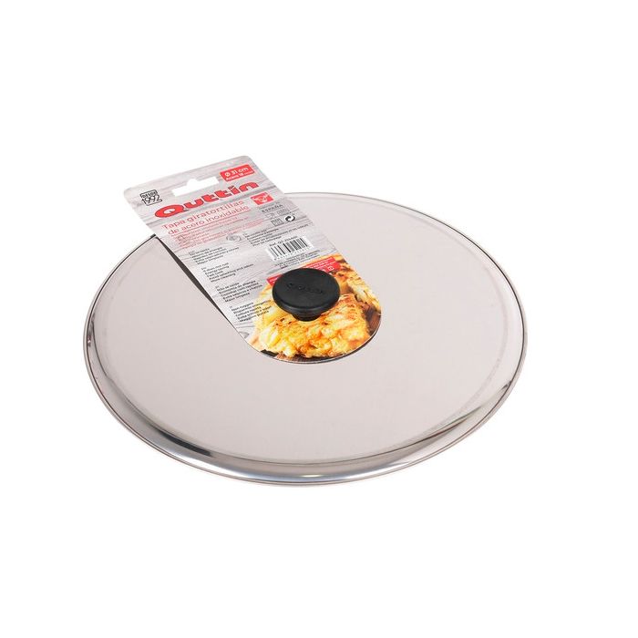 Tapa de acero para tortillas giratoria Quttin 31 cm (6 Unidades) Tapa de acero para tortillas giratoria Quttin 31 cm (6 Unidades)