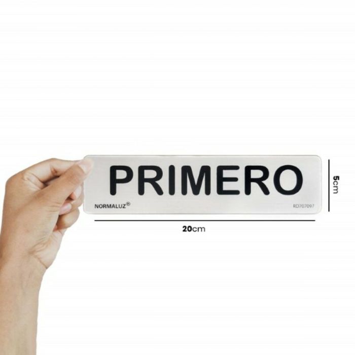 Señal Adhesiva PRIMERO (20 x 5 cm) (Reacondicionado A+)