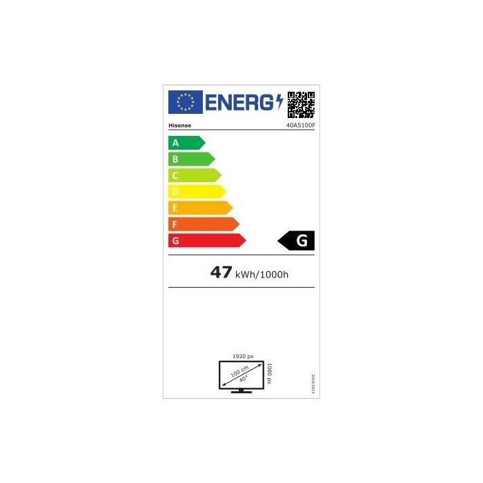 Televisión Hisense 40A5100F 40" Full HD DLED HDMI Negro 1