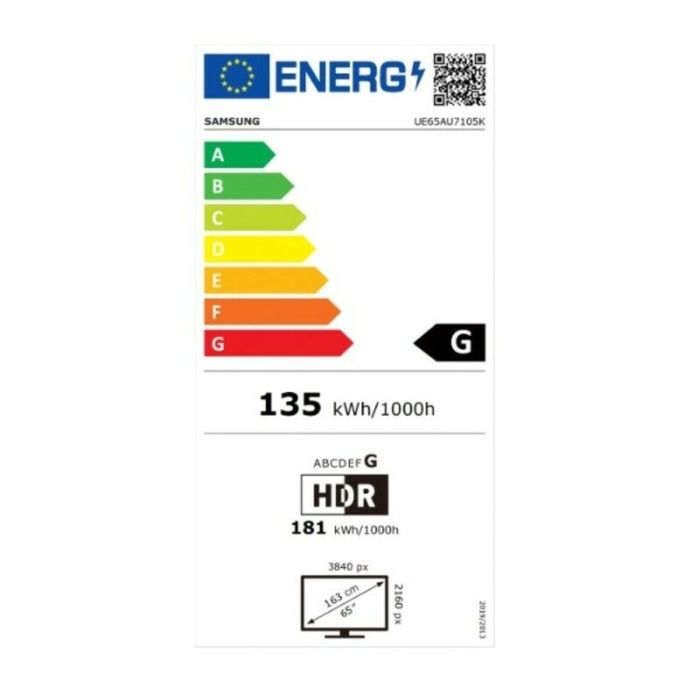 Smart TV Samsung UE65AU7105K 65" LED 4K Ultra HD 1 Smart TV Samsung UE65AU7105K 65" LED 4K Ultra HD 1
