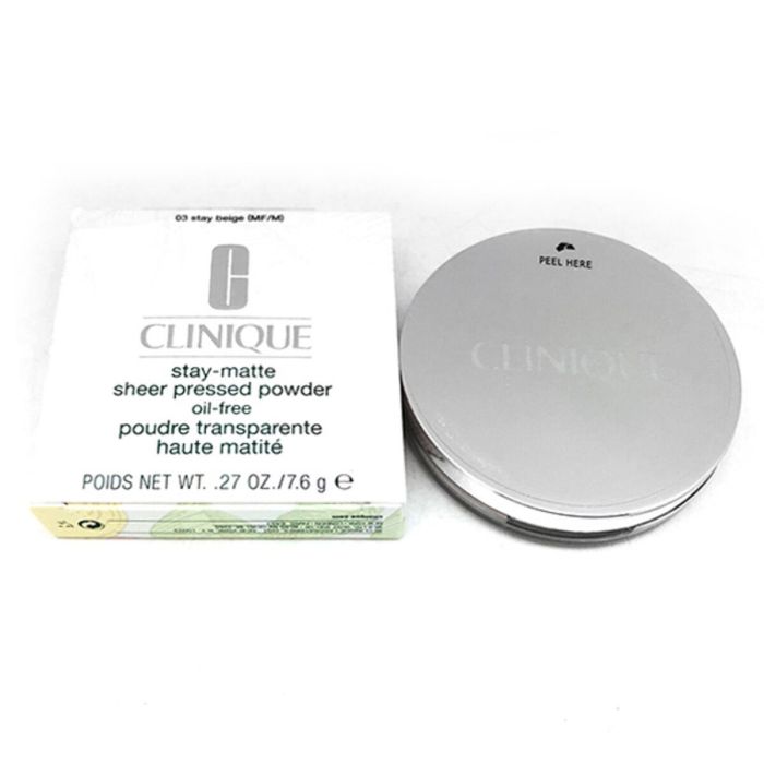 Polvos Compactos Stay Matte Clinique 02 - stay neutral 7,6 g
