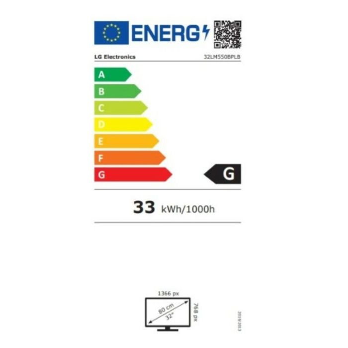 Televisión LG 32LM550BPLB 32" LED HD