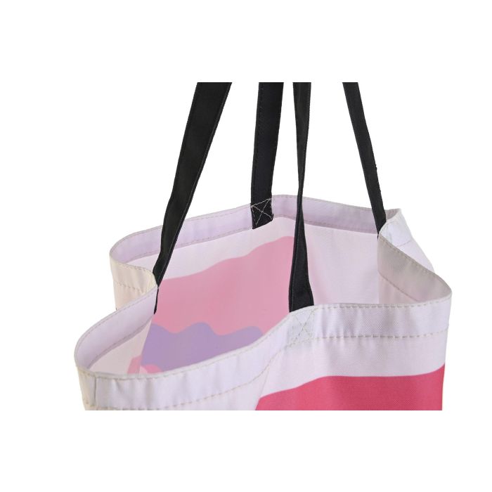 DKD Home Decor Bolsa Love is in the Air 23 Urban Multicolor Blanco Canvas Poliester 43 x 15 x 40 cm (4 Unidades) 2 DKD Home Decor Bolsa Love is in the Air 23 Urban Multicolor Blanco Canvas Poliester 43 x 15 x 40 cm (4 Unidades) 2