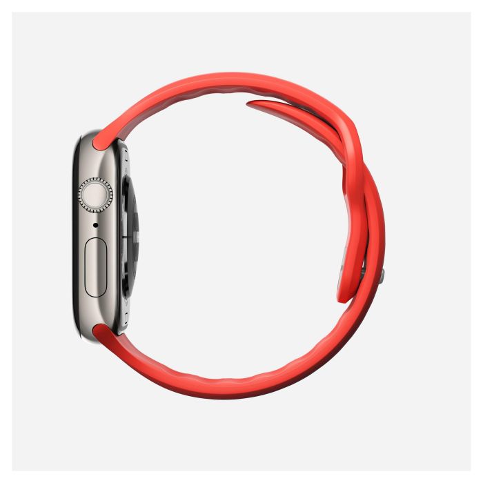 Nomad Tempo Band - Pulsera para Apple Watch 41mm / 42mm - Caucho, Color Coral Crush, Ajustable, Resistente al Agua 4
