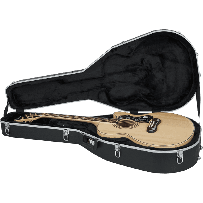 Estuche Guitarra Acústica Jumbo "Gator Abs Deluxe" 6 Estuche Guitarra Acústica Jumbo "Gator Abs Deluxe" 6