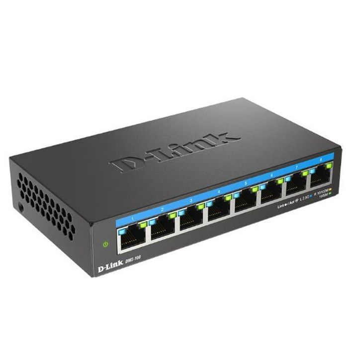 D - Link Switch Multigigabit 2.5G 8 Puertos Dms - 108 E, No Administrado, 40 Gbps, Escritorio 2 D - Link Switch Multigigabit 2.5G 8 Puertos Dms - 108 E, No Administrado, 40 Gbps, Escritorio 2