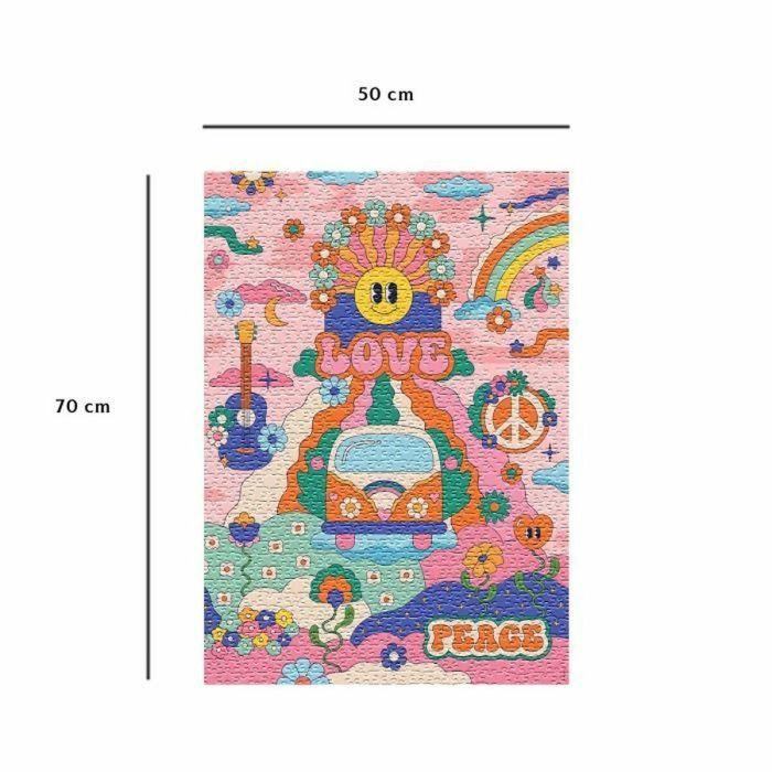 Ravensburger 12001443 Rompecabezas 1000 Piezas Estilo Hippie Cha Cha Pop, Calidad Premium, Colección Nathan, Adultos 14+ 3