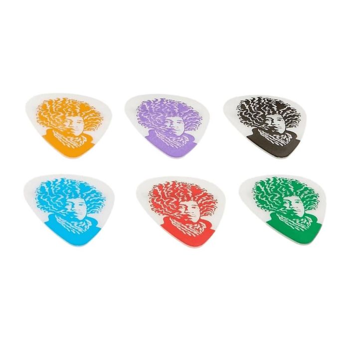 Púas Jimmy Hendrix Hammersveld / Caja De 6 Unidades 1 Púas Jimmy Hendrix Hammersveld / Caja De 6 Unidades 1