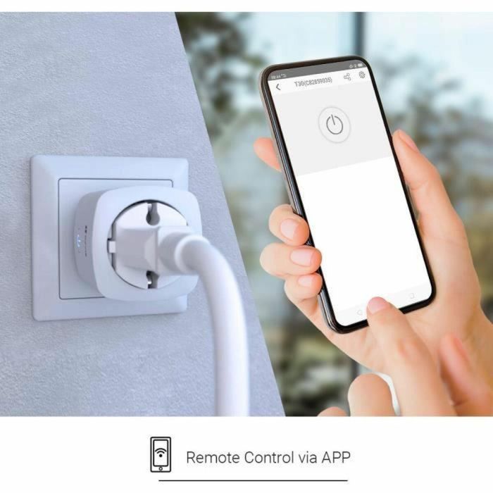 Enchufe Inteligente Ezviz T30-A Wi-Fi 220 V 220-240 V 5 Enchufe Inteligente Ezviz T30-A Wi-Fi 220 V 220-240 V 5