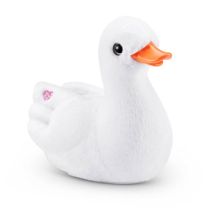 Pato interactivo pets alive pasea con sus 3 patitos, con accesorios 2