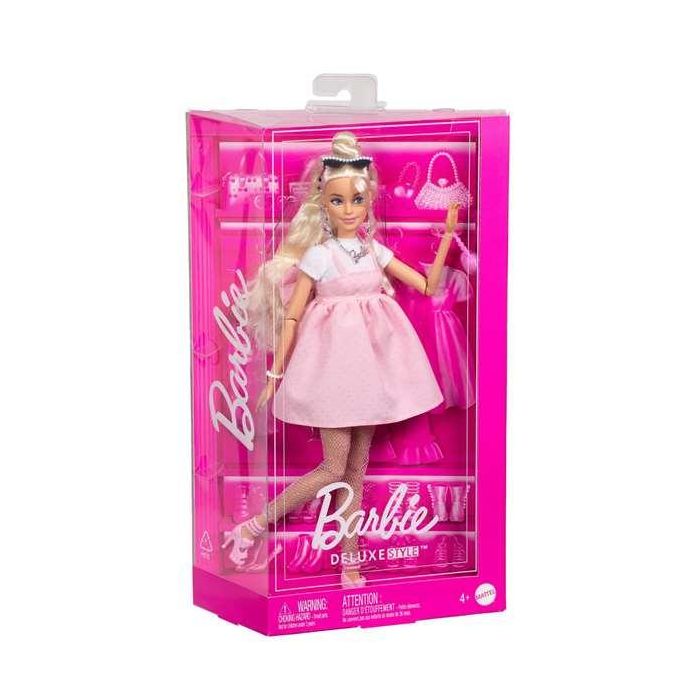Muñeca barbie deluxe vestido con lazo. Muñeca barbie deluxe vestido con lazo.