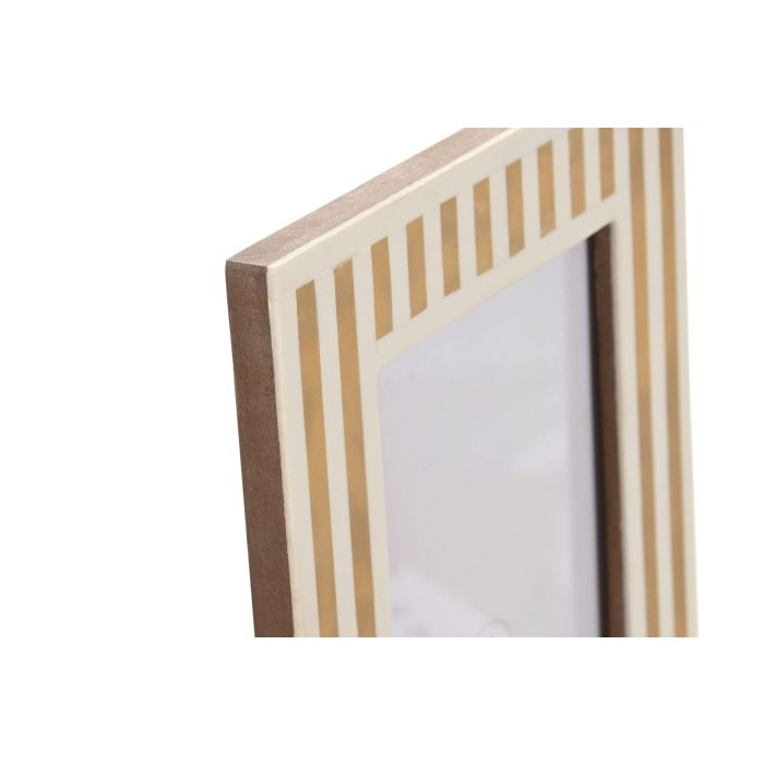 Marco Foto 13X18 Glam DKD Home Decor Blanco Natural 1.8 x 24 x 19 cm 1 Marco Foto 13X18 Glam DKD Home Decor Blanco Natural 1.8 x 24 x 19 cm 1