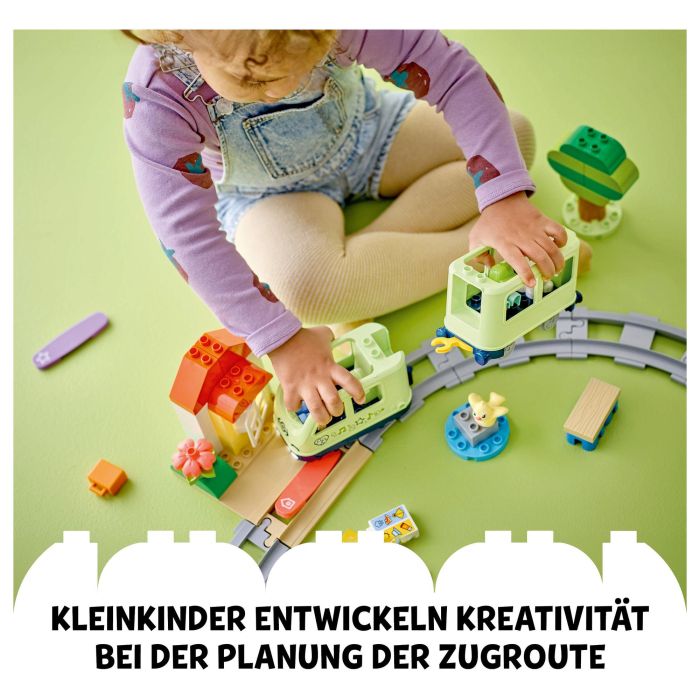 Lego Tren de aventuras interactivo 10427 - Juguetes de aprendizaje temprano para niños de 2 años