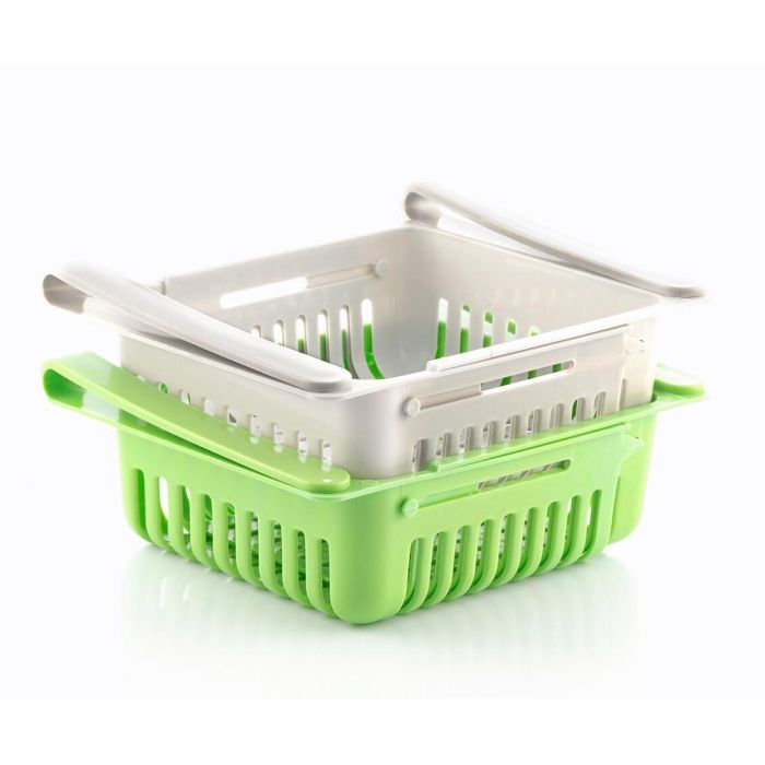 Organizador Ajustable para Nevera Friwer InnovaGoods 2 Unidades 13 Organizador Ajustable para Nevera Friwer InnovaGoods 2 Unidades 13