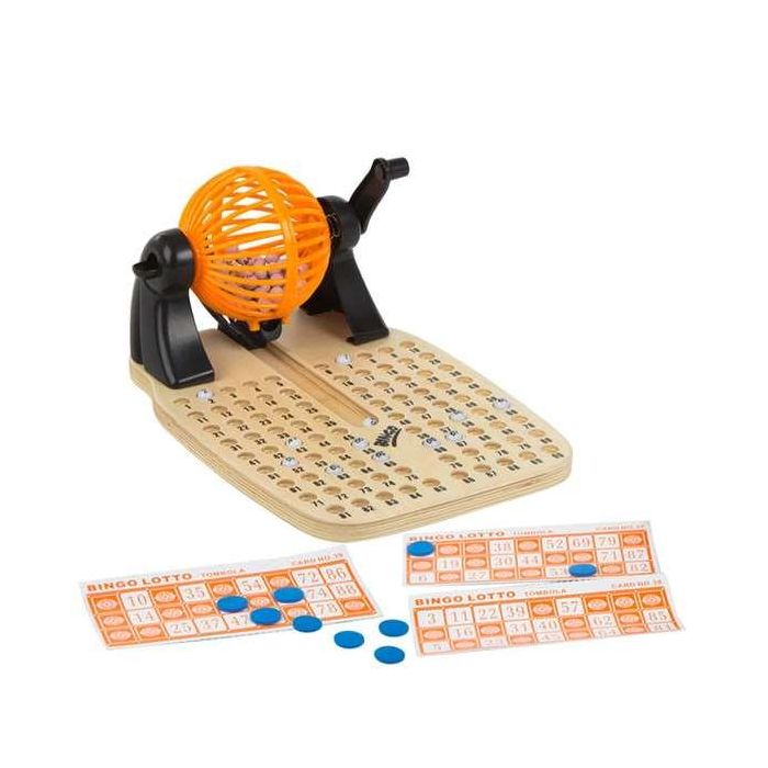 Juego bingo de madera con 90 numeros 1 Juego bingo de madera con 90 numeros 1