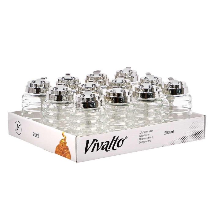 Dispensador Vidrio Redondo Vivalto 10X12CM (24 Unidades) 2 Dispensador Vidrio Redondo Vivalto 10X12CM (24 Unidades) 2
