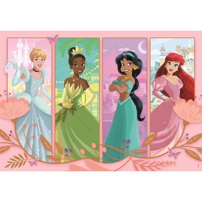 Clementoni CLE8005125248247 Puzzle 2x60 Piezas Princesas Disney 1