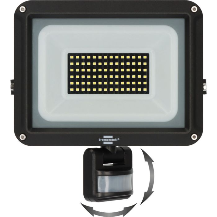 Foco LED Brennenstuhl JARO D 50 W 5800 Lm Negro Detector de Movimiento (6500 K) 1 Foco LED Brennenstuhl JARO D 50 W 5800 Lm Negro Detector de Movimiento (6500 K) 1