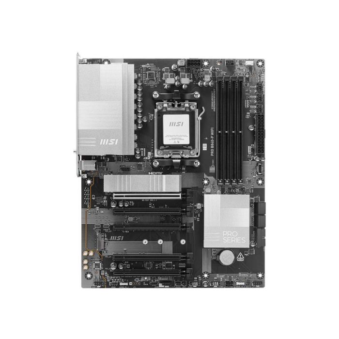 MSI PRO B840-P Placa Base ATX AM5 para AMD Ryzen 7000/8000/9000, DDR5, Wi-Fi 7, Bluetooth 5.4 1