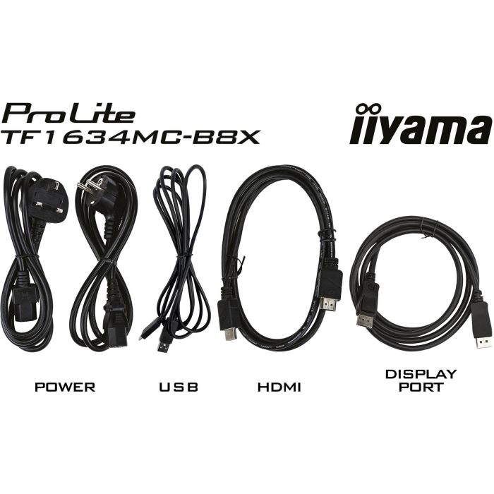 iiyama TF1634MC-B8X Monitor Táctil 15.6" (39.6cm) Full HD 1920x1080 LED IPS Multi-Touch con HDMI, DP y USB Táctil Negro 9 iiyama TF1634MC-B8X Monitor Táctil 15.6" (39.6cm) Full HD 1920x1080 LED IPS Multi-Touch con HDMI, DP y USB Táctil Negro 9