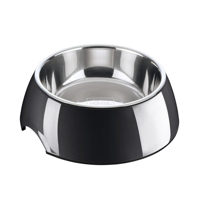 Comedero De Melamina 350 mL Negro 4 Comedero De Melamina 350 mL Negro 4