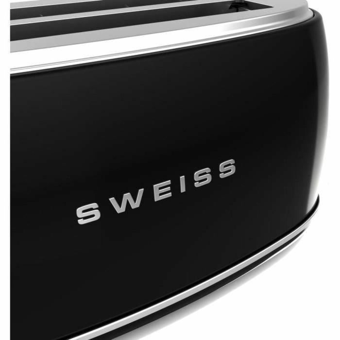 SWEISS GRV9 Tostadora Vintage 2 ranuras, 1500 W, Negra 1